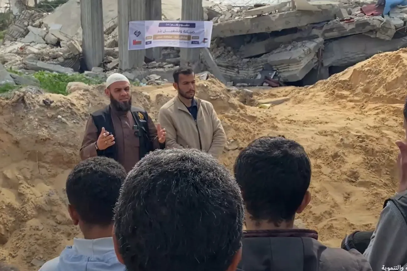 صيانة وتشغيل بئر مياه